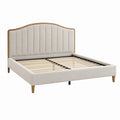 Polsterbett Holz 200x160 cm Beige